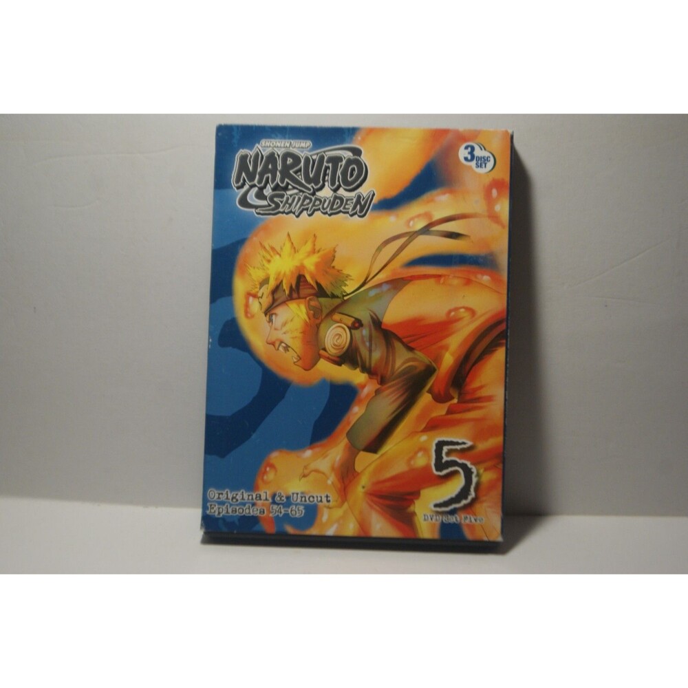Naruto Shippuden 5  Anime DVD Box Set 5 - 3 discs Action Adventure 54-65 Ep.